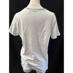 IZOD Women’s White Stretch Tee w/Light Blue accents Sz L Photo 2