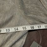 Vince Camuto Vince Camuto Champagne Metallic Dress Tiered Maxi Smocked Waist XS Photo 13