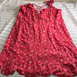 American Eagle Outfitters Red Floral Blouse Photo 0
