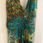 Charlie Paige green paisley floral halter maxi dress Photo 2
