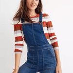 Madewell  Skinny Overalls in Santiago Wash Size Small Denim Photo 1