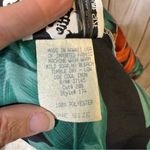 VTG 90s Hilo Hattie Wrap Skirt Aloha Print Sz OS Hawaiian Retro Orchid Tropical Black Photo 5