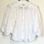 Madewell NWT White Balloon-Sleeve Top - Size: XXS Photo 1