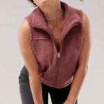 Hollister  Mauve Pink Fleece Vest NWT Photo 0