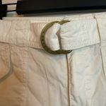 Ralph Lauren Lauren  White Belted Cuffed Shorts Photo 5