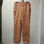 Soft Surroundings  Pants Women’s Small Orange Geometric Pull-on Canyon Sunset Photo 1