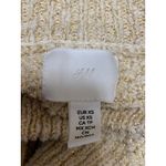 H&M Women's Beige Gold Buttons Metallic Long Sleeve Knit Cardigan Sweater Top XS Photo 2