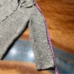 Sigrid Olsen VTG  Sport Chunky knit Cream Brown button front Cardigan XS Photo 8