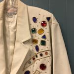 Adams Vtg Y2K 90’s Adam Douglass Adrianna Papell Blazer Jacket Women’s S Small Cotton Photo 6