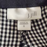 J.Jill  Black and White Check Ankle Pants Size 8 Photo 8