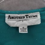 Another Thyme Green Glitter Sparkly Coverup Blouse Party Glam VTG Top Medium 10 Photo 4