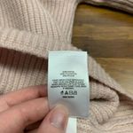 EXPRESS Sweater Womens Medium Pink Ribbed Mock Oversized Chunky Knit Pullover Photo 4