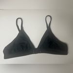Aerie Black Triangle Bikini Top L Photo 2