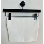 Babaton ARITZIA Sculpture Knit Tube Top in White Size X-Small Photo 2
