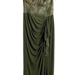 Katie May  Willow Olive Green Lace Bustier Maxi Formal Gown Dress Sz XL Photo 5