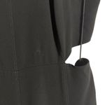 Cinq à Sept Cinq a Sept Belladonna Black Asymmetric Cut Out Sleeveless Midi Dress Size 12 Photo 9