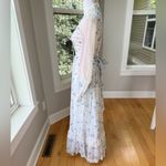 Vintage Gunne Sax By Jessica Blue White Floral Laced Prairie Dress Sz 7 AS IS Photo 5