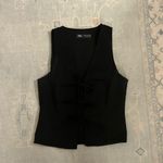 ZARA  V Neck Vest w/ Front Ties Photo 4