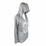 City Streets  Hooded Long Sleeve Shirt, Gray, Medium Photo 2
