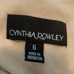 Cynthia Rowley Lace Crochet Pleated Fit & Flare Pullover Dress Beige Tan Size 6 Photo 8