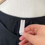 Anthropologie  Daily Practice Black Cap Sleeve Cotton Sleeve Dress M Photo 3