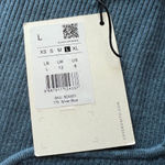 Love Bonito Sweater Womens Size 8 Blue Bell Sleeves Ribbed NWT Photo 3