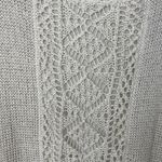 Chico's  Women's‎ Cream Open Weave Short Sleeve Crochet Pullover Sweater SZ 3/XL Photo 1