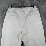 Madewell  Jeans High Rise Slim Boyjean Cropped‎ Denim Casual White Size 10/30 Photo 4