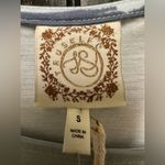 Tru Self  button detail short sleeve abstract striped top Photo 4