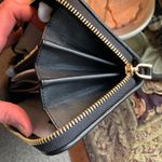 SALE🔥Authentic VALENTINO ROCKSTUDS spikes Quilted leather LG zip around wallet Black Photo 6