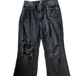 Urban Outfitters BDG outfits black denim cropped jeans with raw hem Photo 6