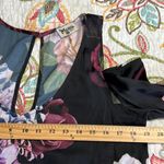 Show Me Your Mumu  size small hi low cold shoulder top v-neck long sleeve black Photo 7