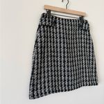 Ann Taylor Pencil Skirt in Black and White Patterned Tweed Size 8 Photo 1