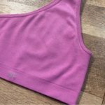 Set Active  X Revolve Ribbed One Shoulder Sports Bra in Petal Women’s Size Medium Photo 3