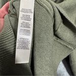 Chico's  Green Knit Cowl Neck 3/4 Length Sleeves Sweater Photo 4