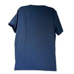 Apple Rainbow Logo Navy Blue Crewneck T-Shirt Short Sleeve Large Photo 2