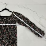 American Rag  Cie Boho Long Peasant Sleeve Crew Neck Floral Midi Dress Sz XS Photo 7