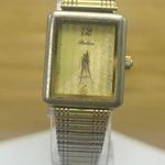 Stellar Silver Tone Square Face Gold Photo 2