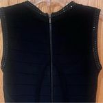 Bebe  Mesh Studded Bandage Bodycon‎ Sleeveless Mini Dress Black Size Small Photo 9