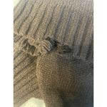 Anwnd  Black Distressed Eyelet Cropped Sweater Photo 4