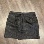 J.Crew  paisley shimmer brocade mini skirt faux wrap Photo 4