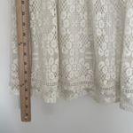 City Triangles Ivory Lace V-neck Skater Dress Juniors Size 11 Photo 8