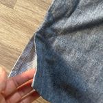 Chuang Gu Linen Mini Dress relaxed Fit with Pockets Casual Dress Office Blue Size M Photo 5