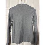 Uniqlo 2*  Women Ribbed High Neck Long Sleeve T Shirt Size M Cotton Spandex Photo 3