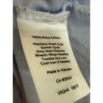 Talbots  100% Pima Cotton Boat Neck Lavender Purple 3/4 Sleeve Top Size Medium Photo 4