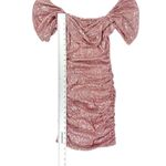 Hello Molly  Frequent The Club Pink Rose Gold Sequin Off Shoulder Mini Dress 2 Photo 5