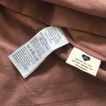 Madewell Button-Sleeve Turtleneck Top mauve size Small Photo 8