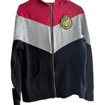 Harry Potter Hogwarts zip up hoodie COLORBLOCK SIZE M Photo 0