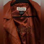 Bradley Bayou 100% Leather Jacket Womens Burnt Orange Quilted Full Zip Pockets Size 1X Photo 2