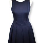 Comptoir des Cottonniers Navy Blue Sleeveless Pleated A Photo 1